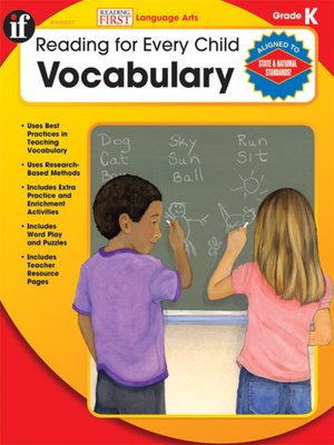 cover image of Vocabulary, Grade K